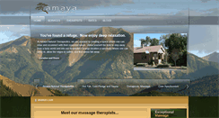 Desktop Screenshot of amayamassage.com